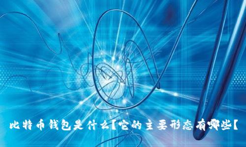 比特币钱包是什么？它的主要形态有哪些？